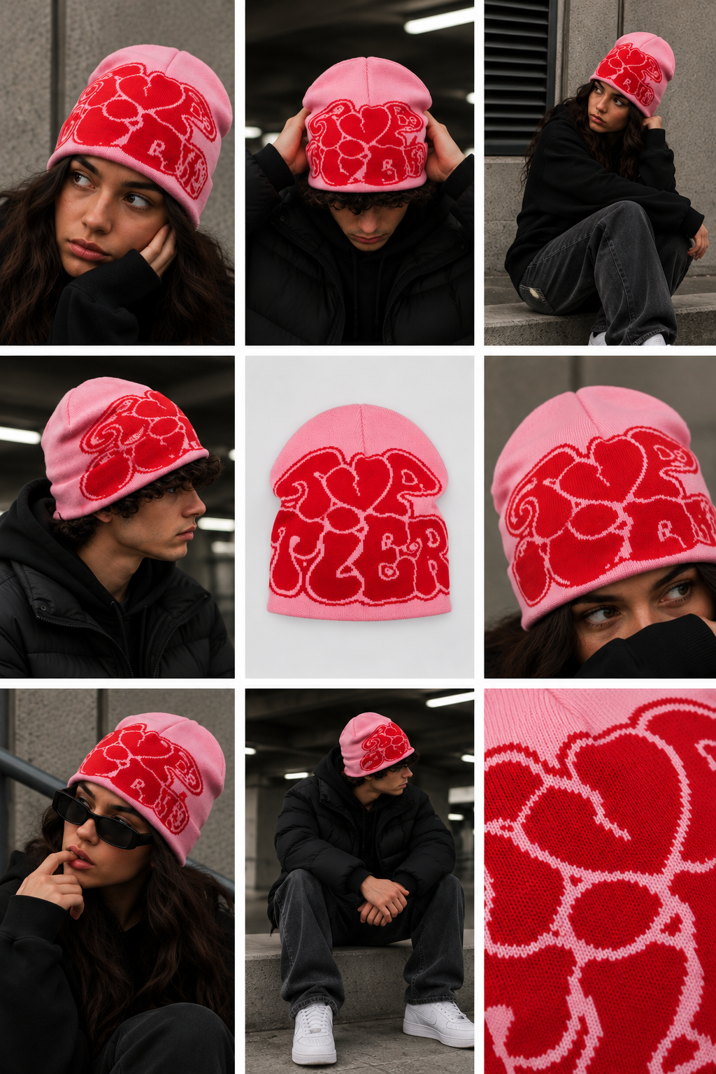 Top Tier | CapWave™ — Pink / Red / White