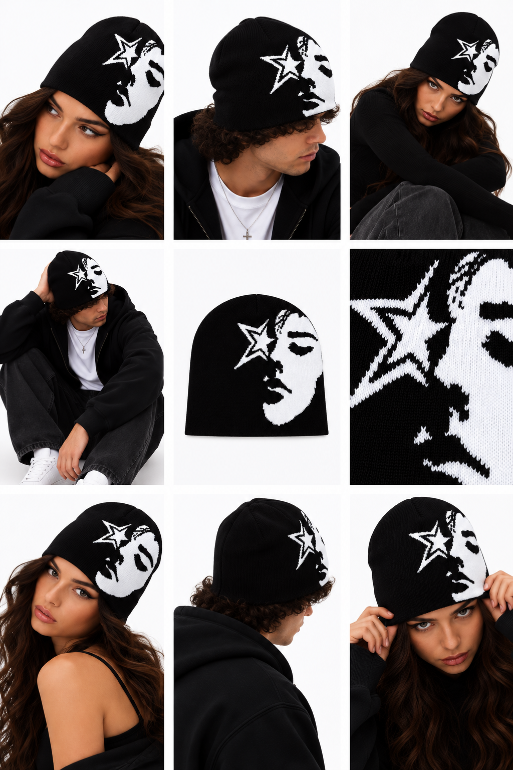 Midnight Muse | CapWave™ — Black / White