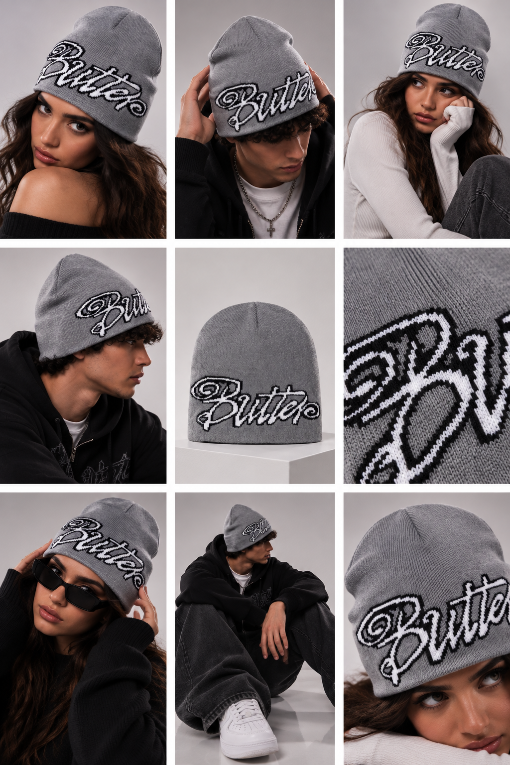 Butter | CapWave™ — Grey / White / Black
