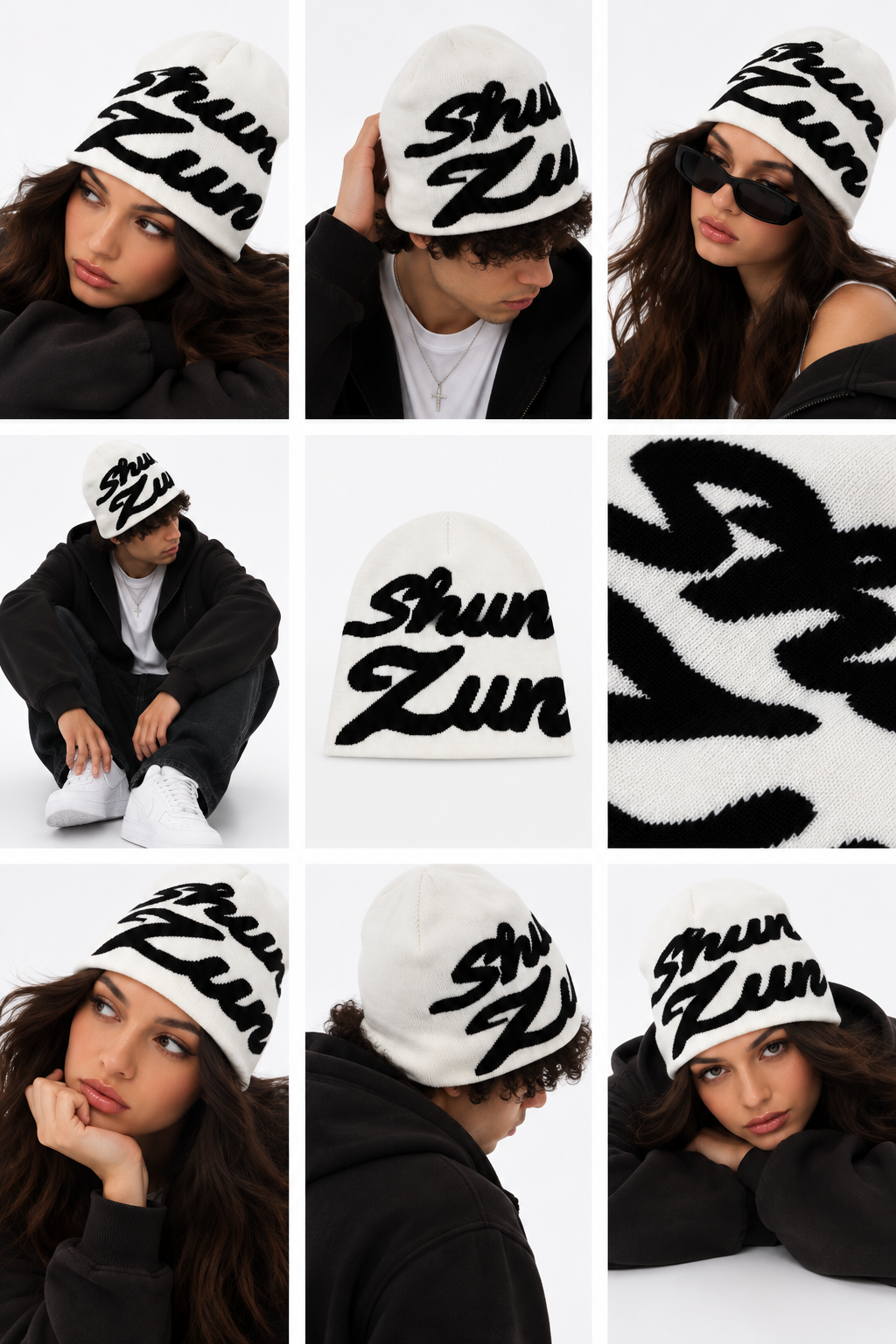 Shun Zun | CapWave™ — White / Black