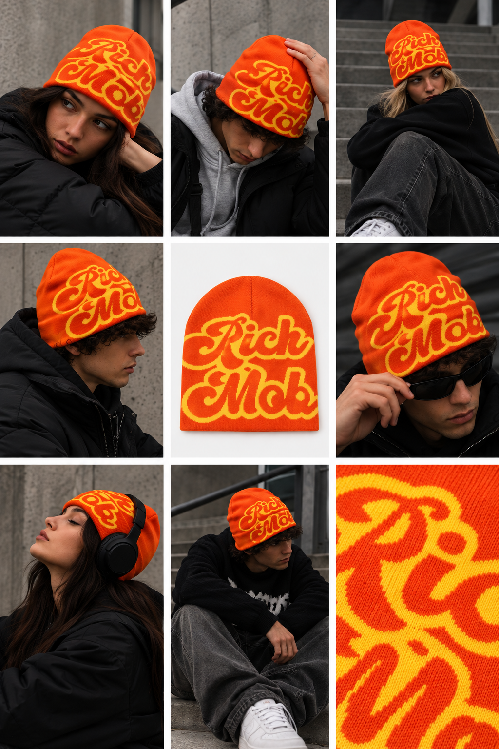Rich Mob | CapWave™ — Orange/Yellow