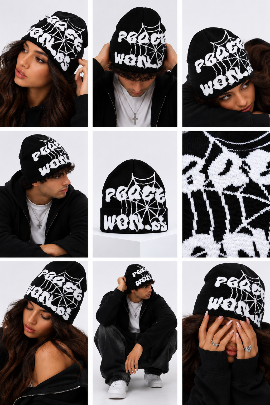 Peace World | CapWave™ — Black / White