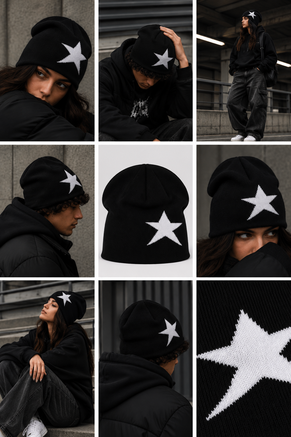 Star | CapWave™ — Black / White