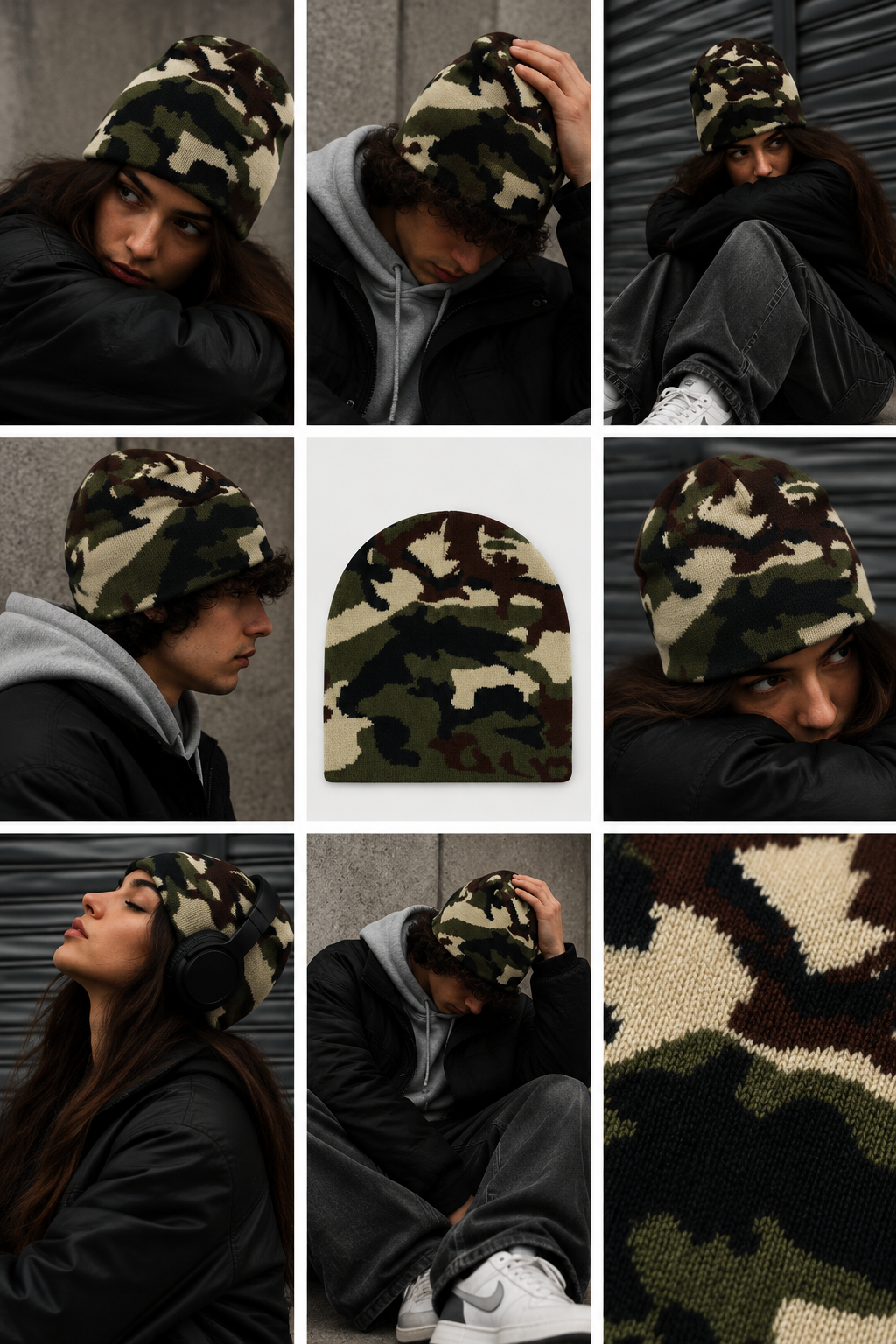 Camo | CapWave™ — Forest/Cream