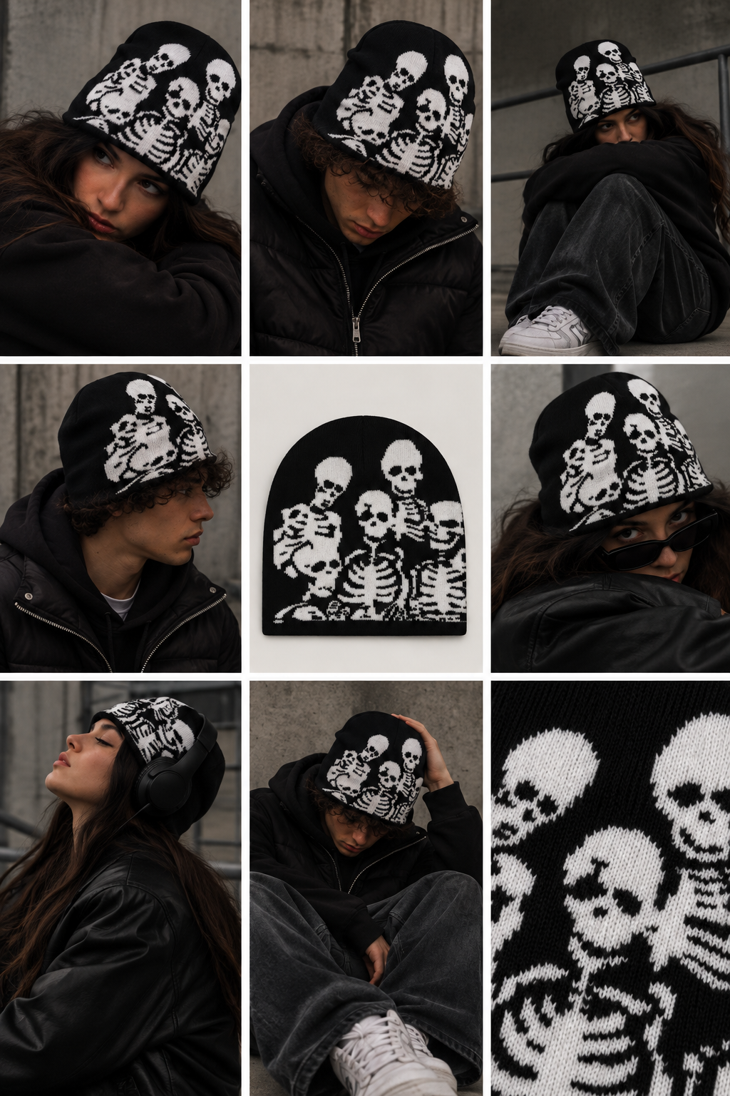 Skeleton Crew | CapWave™ — Black/White