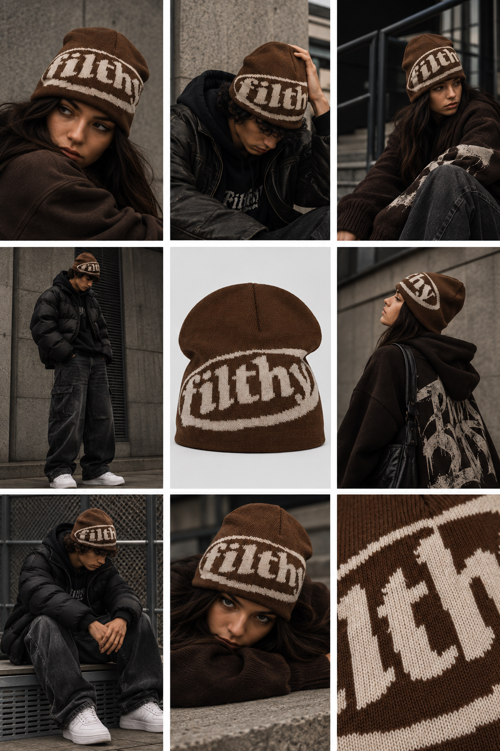 Filthy | CapWave™ — Brown / Cream