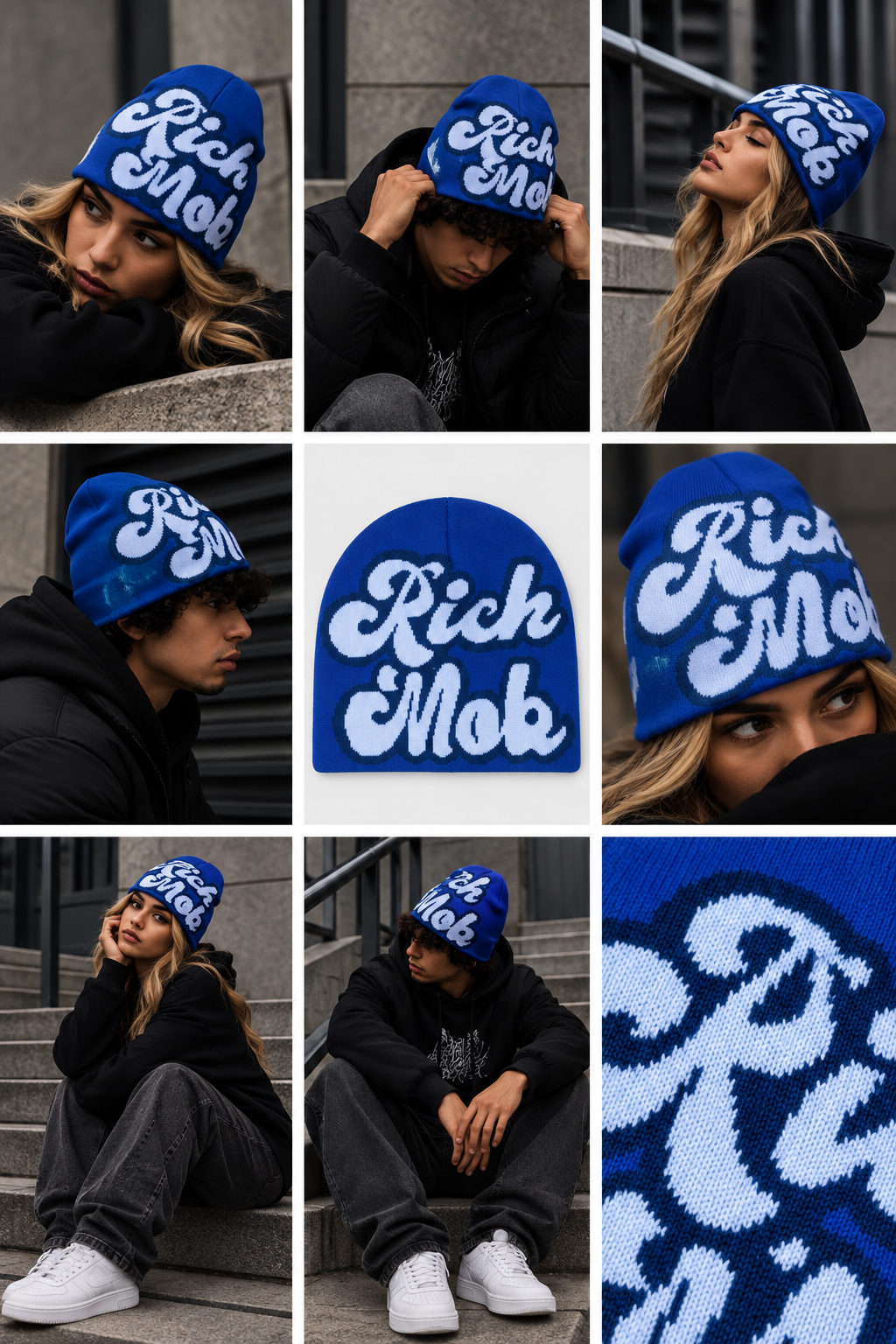 Rich Mob | CapWave™ — Blue / White / Navy