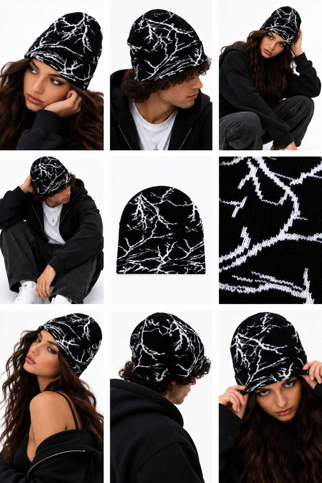 Winter Trace | CapWave™ — Black / White