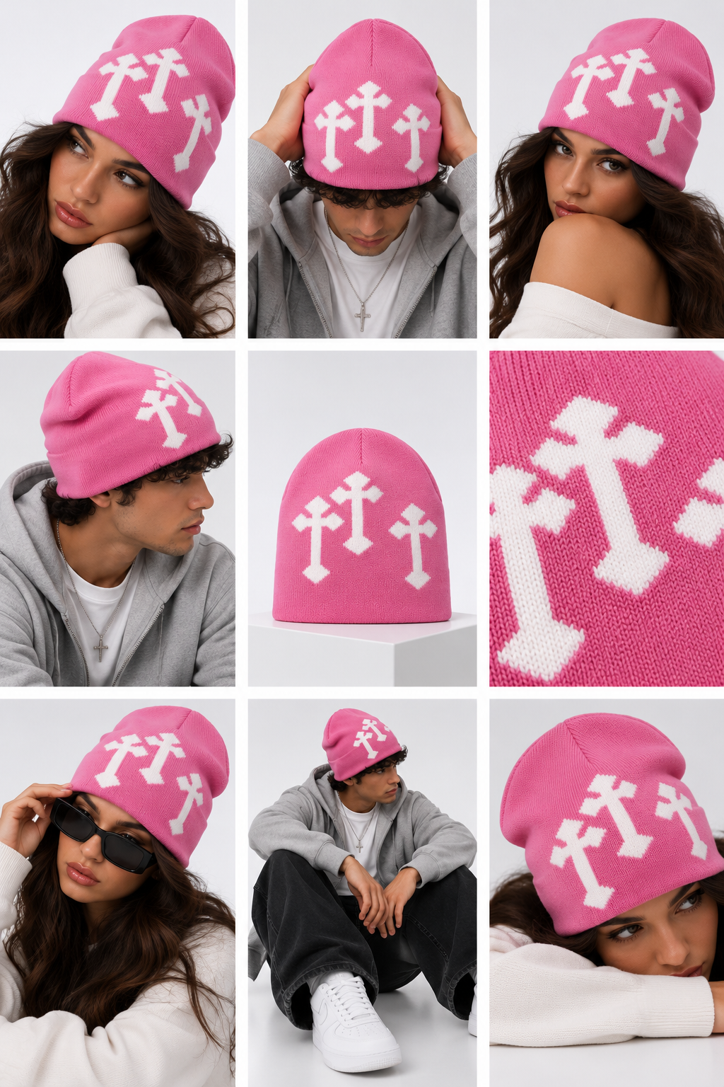 Cross | CapWave™ — Pink / White