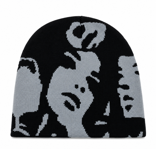 Ghost Print | CapWave™ — Black / Grey