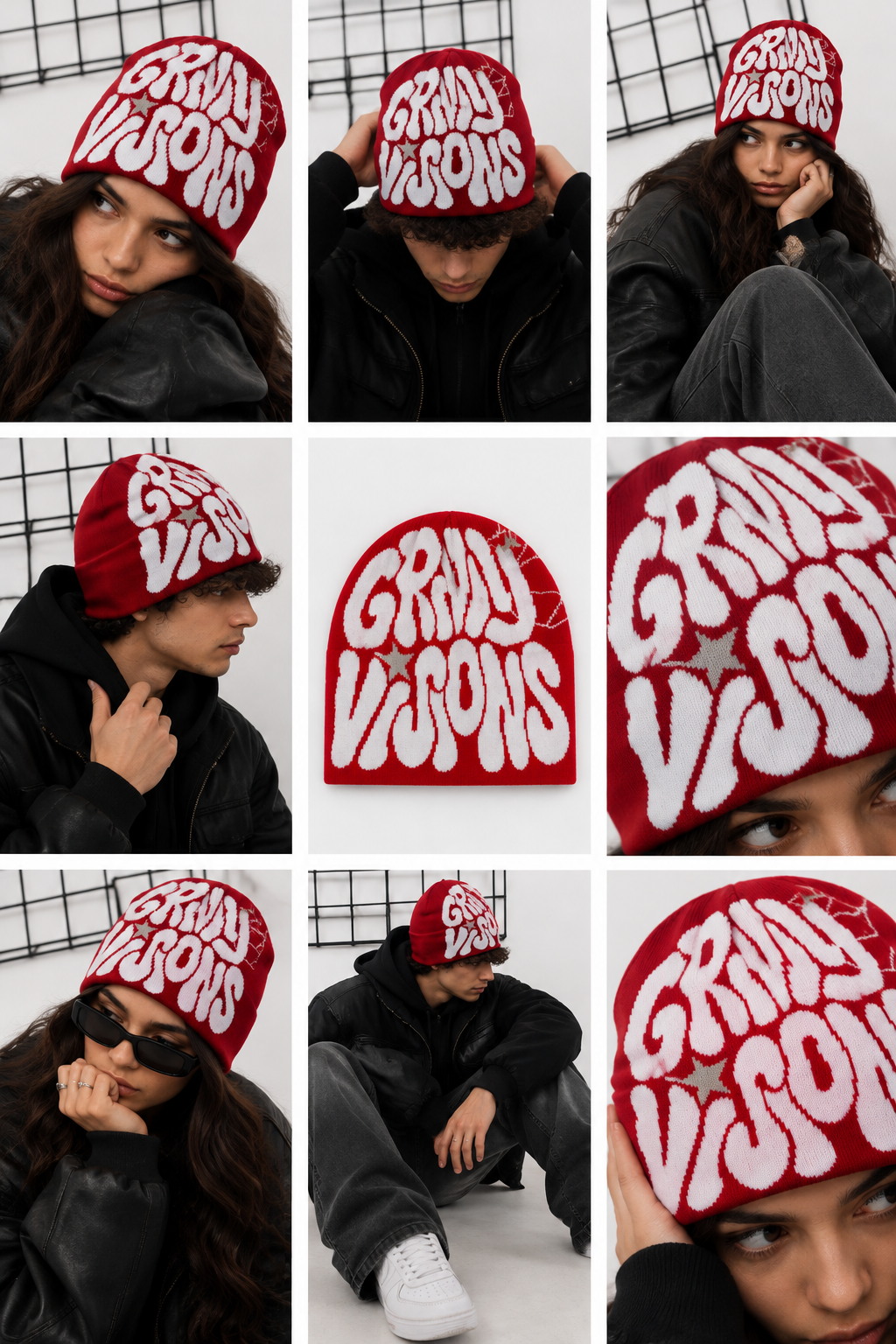 Grvty | CapWave™ — Red / White / Grey