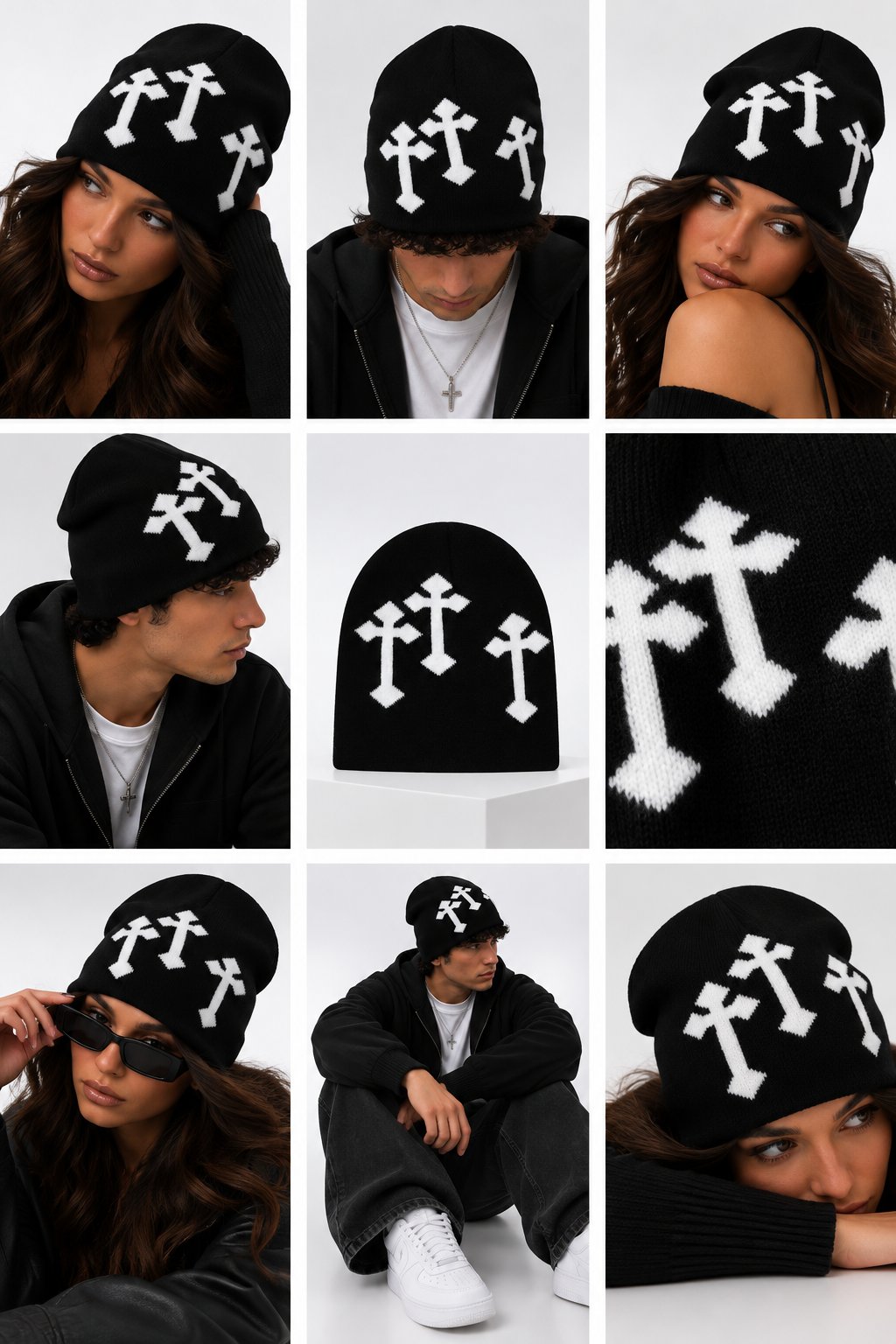 Cross | CapWave™ — Black / White