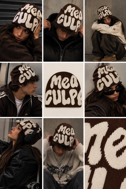 Mea Culpa | CapWave™ — Brown/Cream