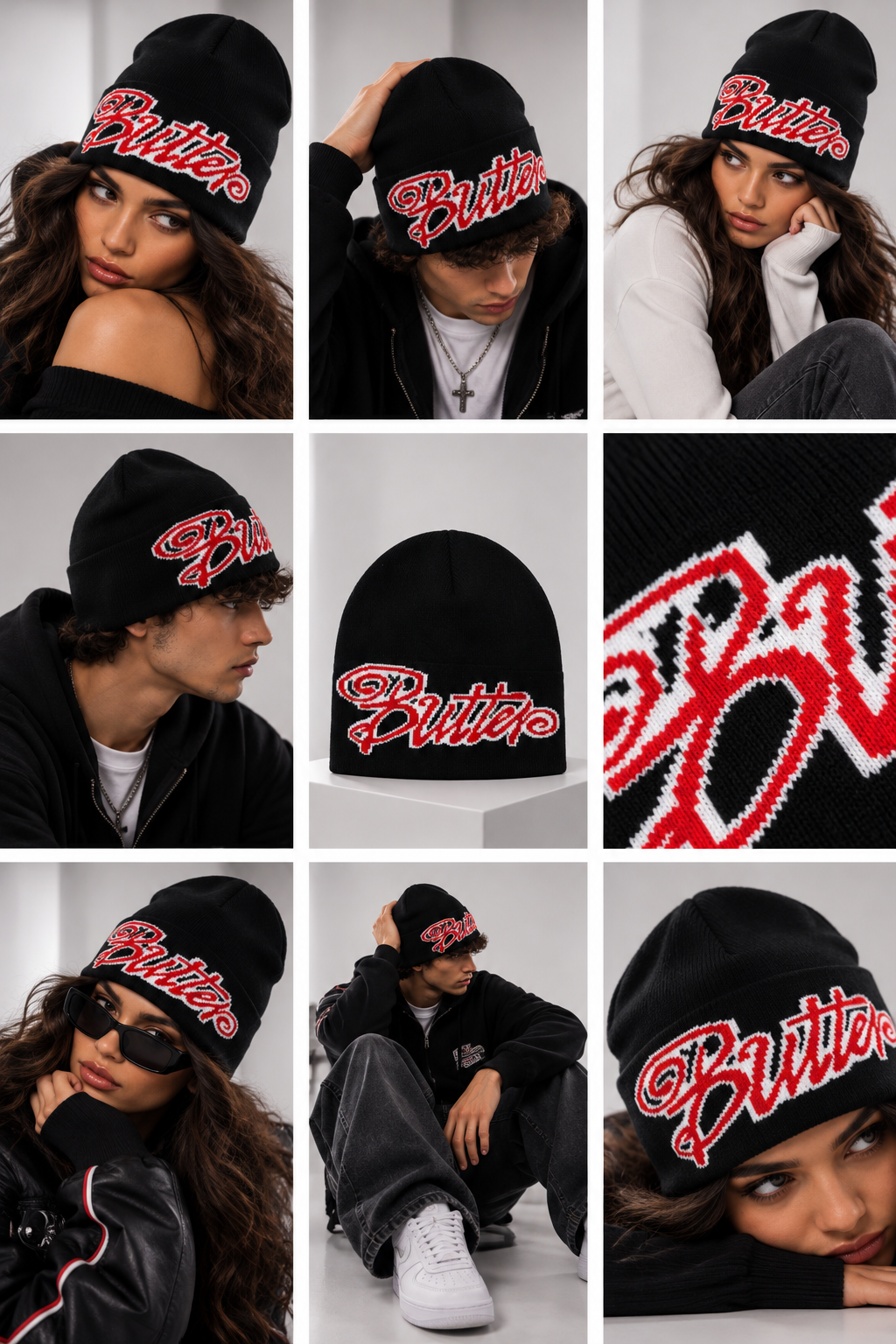 Butter | CapWave™ — Black / Red / White
