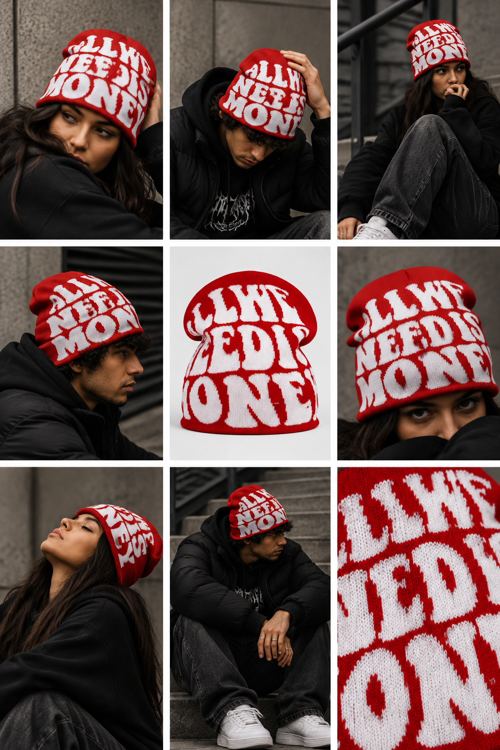 All We Need Is Money | CapWave™ — Red / White