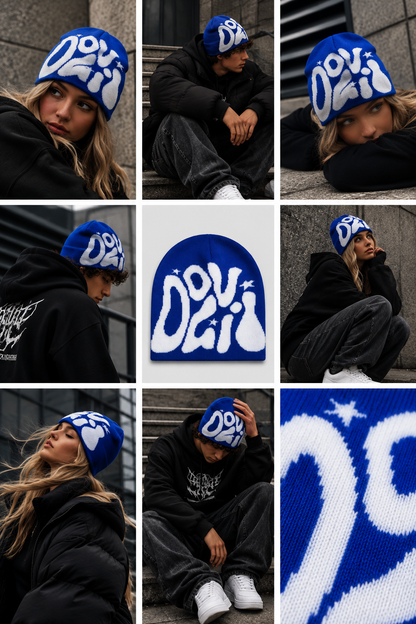 Noir Script | CapWave™ — Blue / White