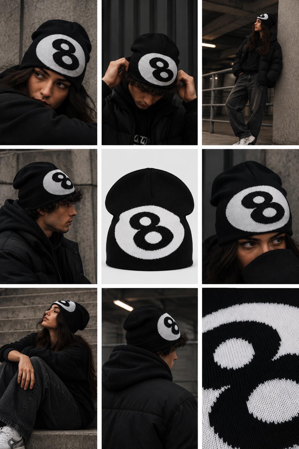 Eight Ball | CapWave™ — Black / White