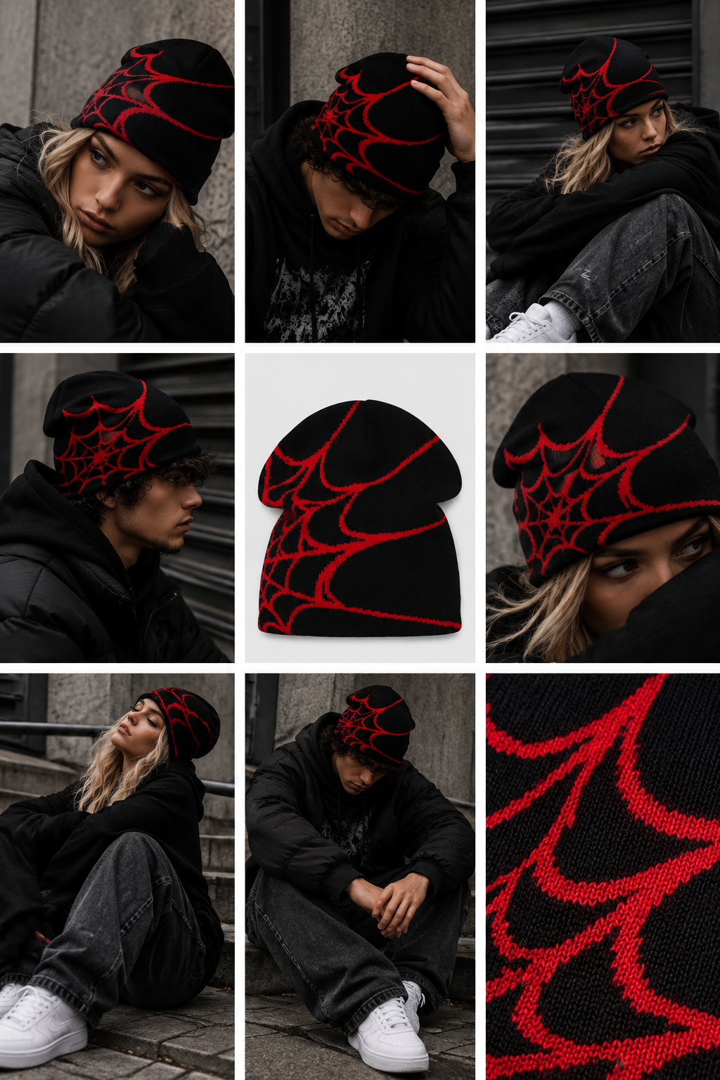 Webbed | CapWave™ — Black / Red
