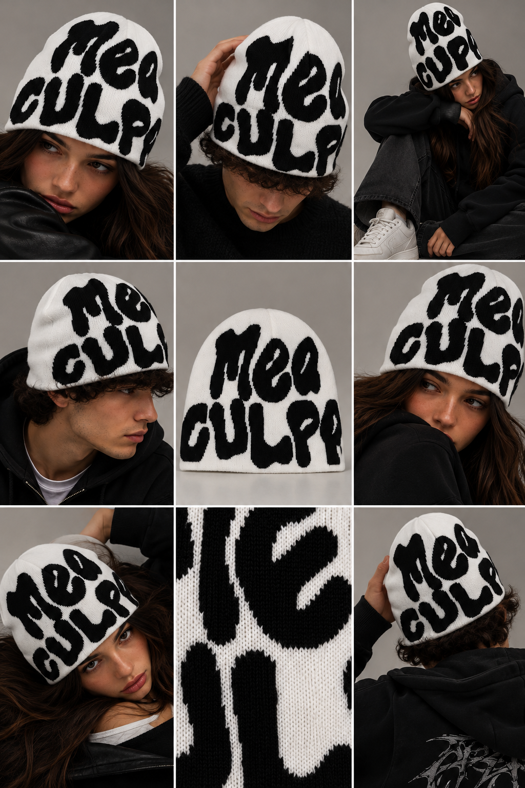 Mea Culpa | CapWave™ — White/Black