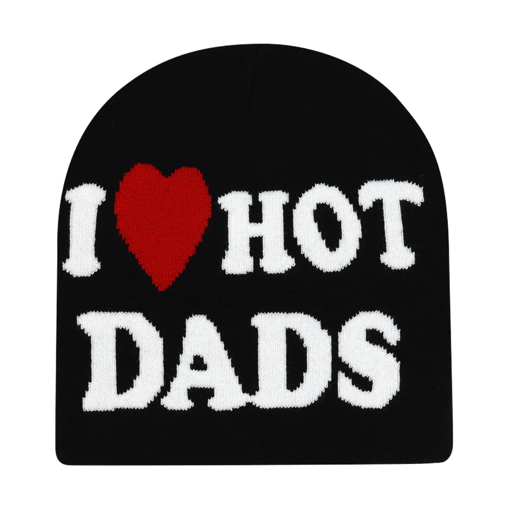 I ♥ HOT DADS | CapWave™ — Black / White / Red