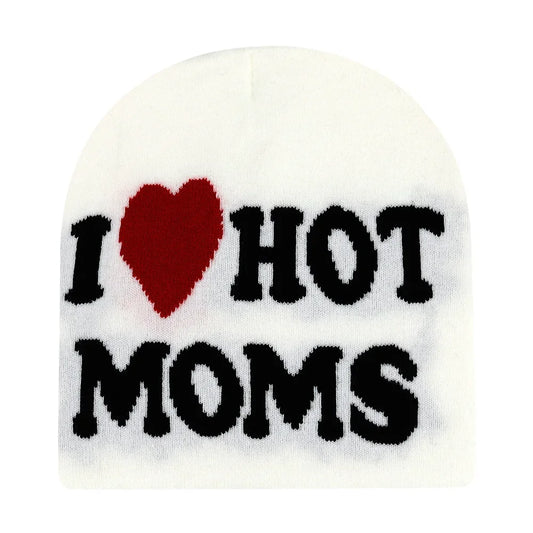 I ♥ HOT MOMS | CapWave™ — White / Black / Red