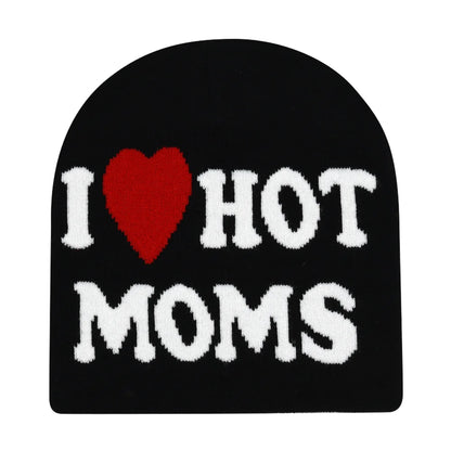 I ♥ HOT MOMS | CapWave™ — Black / White / Red