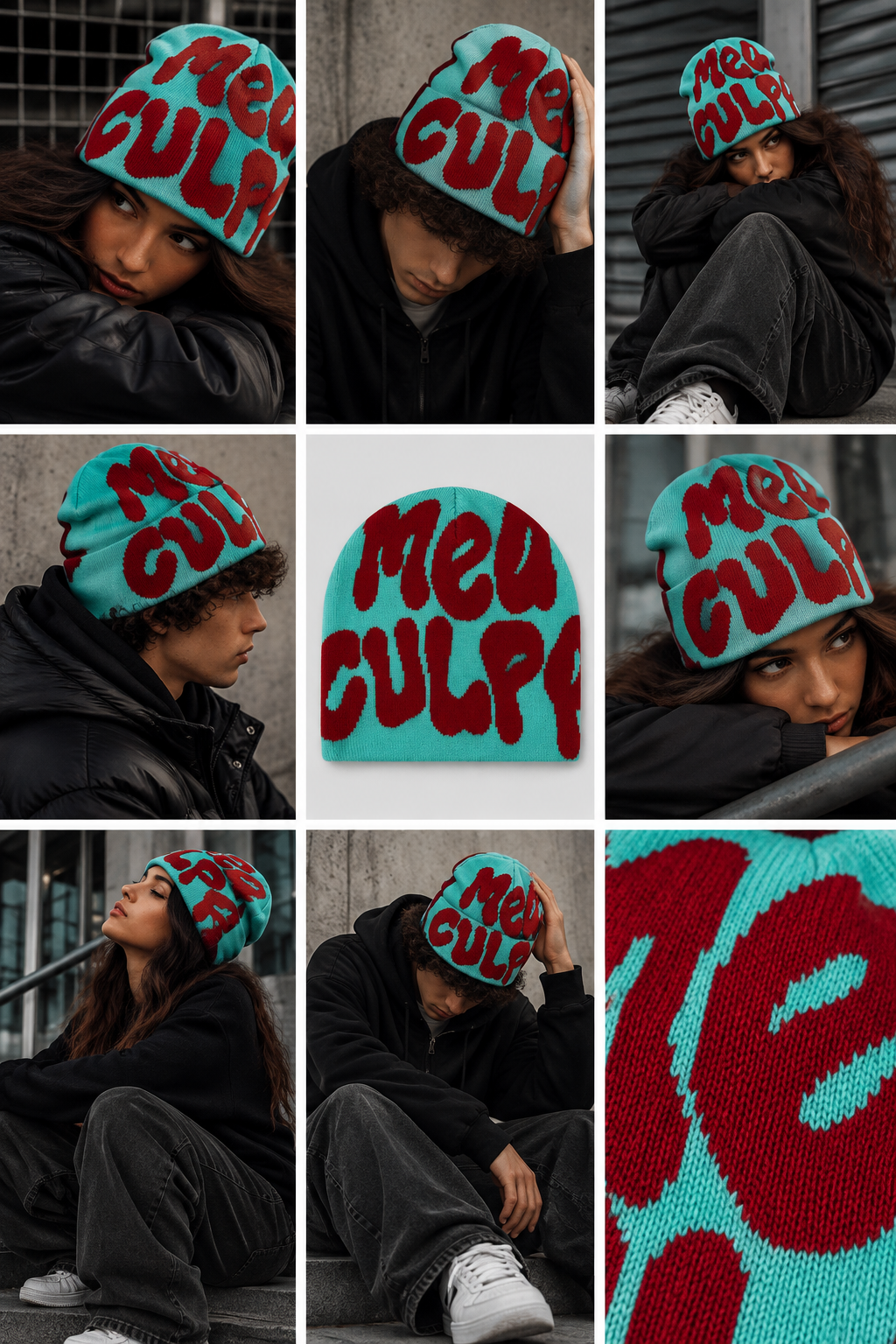 Mea Culpa | CapWave™ — Aqua/Red